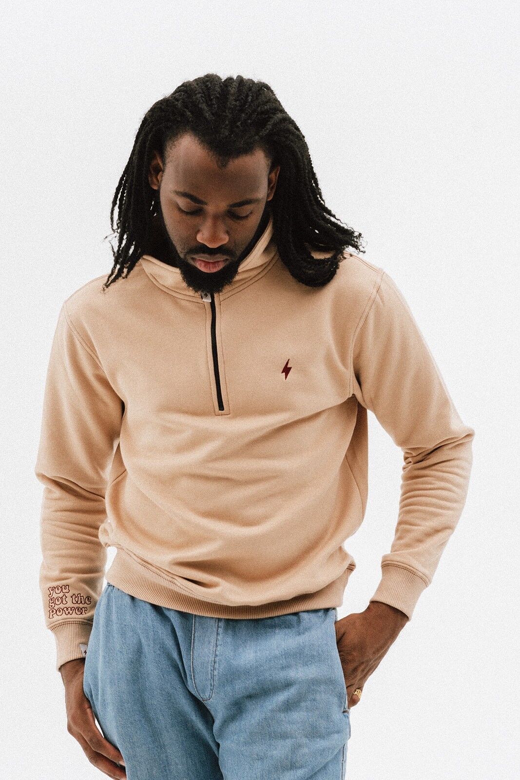 Felpa con zip: Hai il potere ⚡️