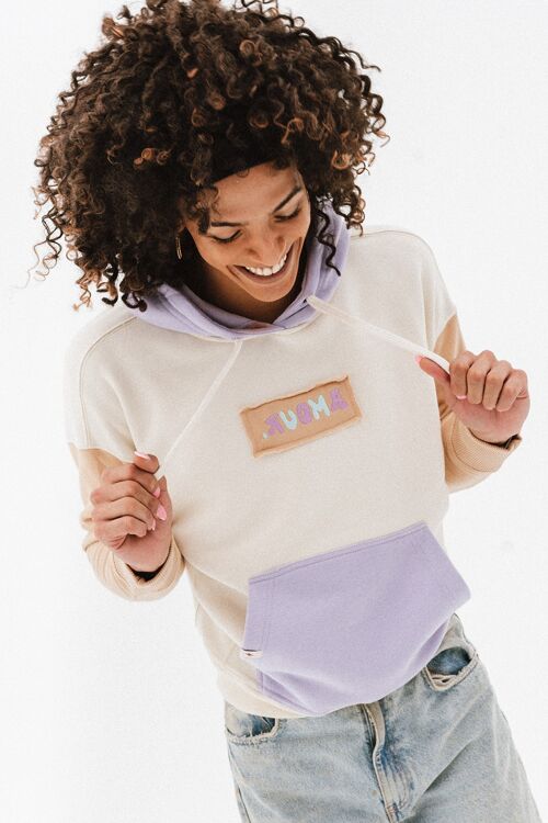 Sweatshirt oversize : .RUOMA 💜