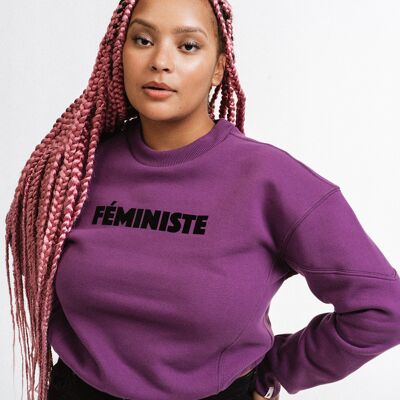 Cropped Sweatshirt: FEMINIST ✊
