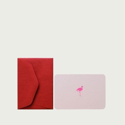 MINI CARD + FLAMING PINK ENVELOPE