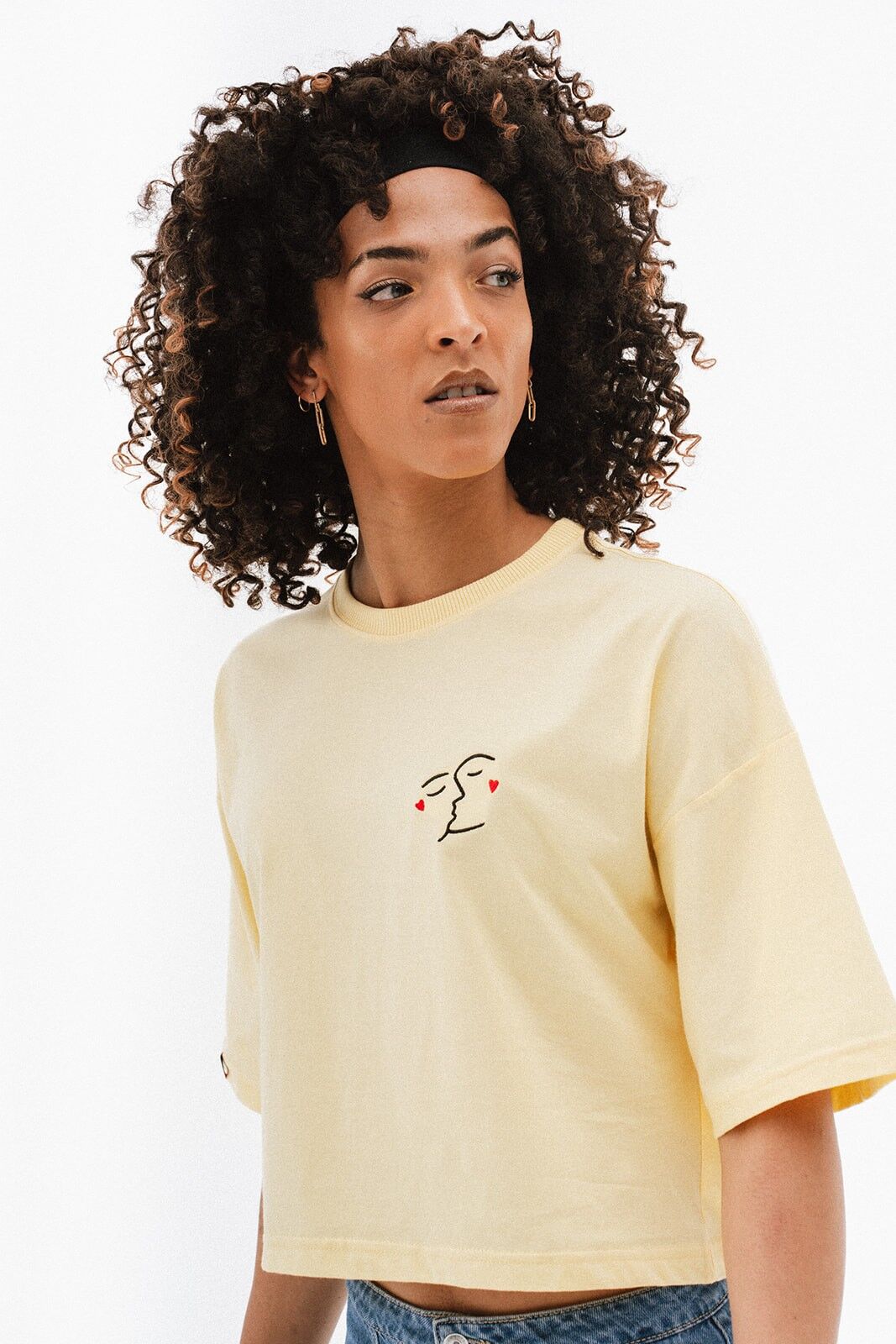 T-shirt quadrata: KISS 💋