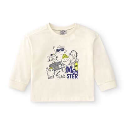 T-shirt grafiche a maniche lunghe per bambini CAMIKAZE