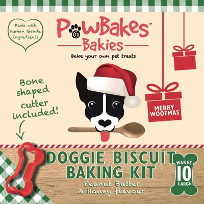 PawBakes Kit de cuisson de Noël pour chien