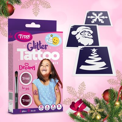 Kit de tatuaje TyToo Dreamy Glitter - Edición navideña