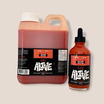 Alive original hot sauce 1L Usage pro 2