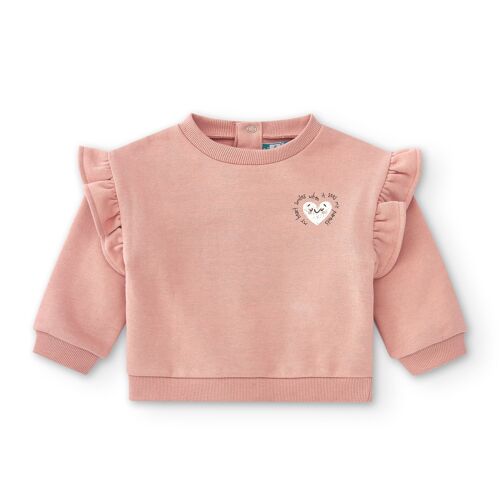 Baby girl's pink sweatshirt JIRSA