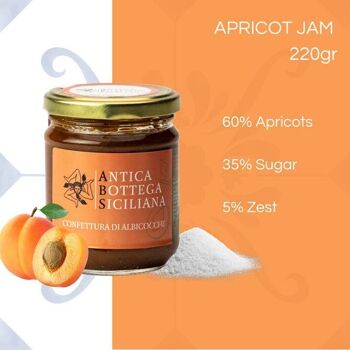 Confiture d'abricots de Sicile - 220 g 5