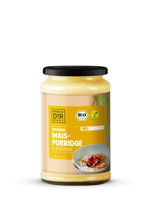 veganes Maisporridge mit Kokosflocken 380ml