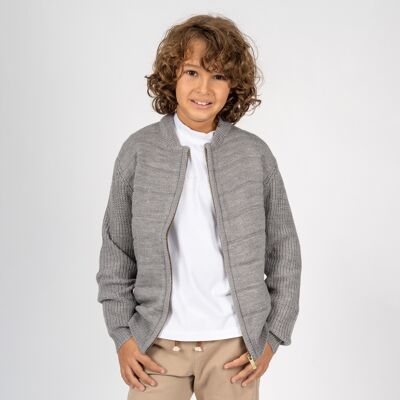 Boy's grey cardigan RELUE