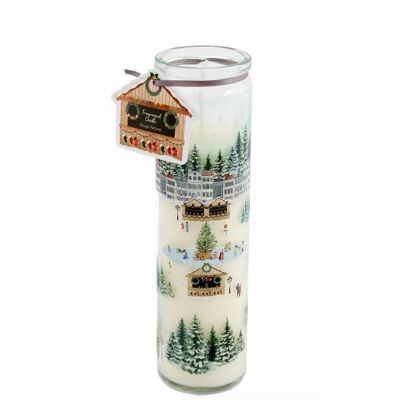 Christmas Market Citrus Tube Candle 20cm