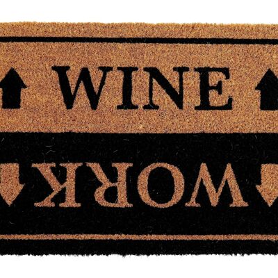 Wine & Work Door Mat