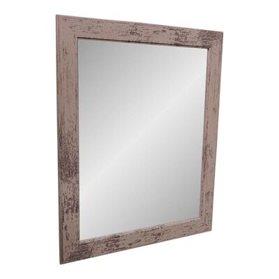 Grauer Holzspiegel 60x50cm