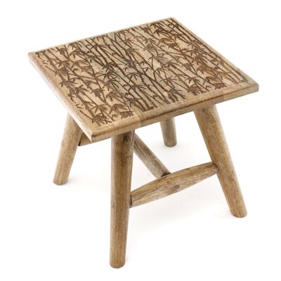 Bamboo Design Holzhocker 25cm