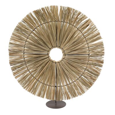 Dried Sun Grass On Stand Decoration 54cm