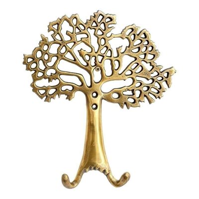 Antike Bronze Baum des Lebens Haken 27cm