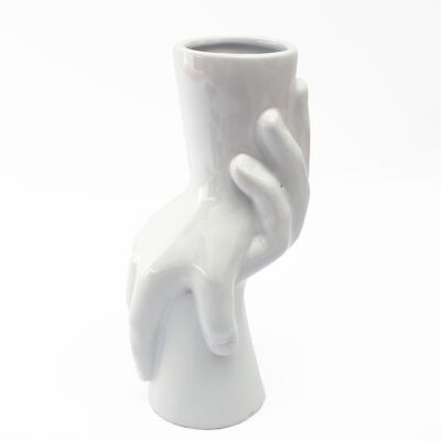 Holding Hands Ceramic Vase Large