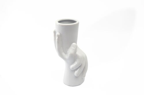 Holding Hands Ceramic Vase Small