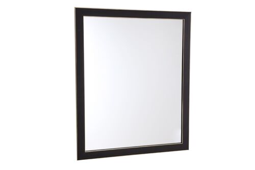 Black And Gold Edged Mirror