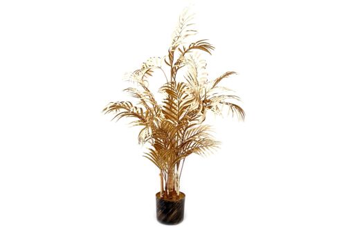 Gold Lux Faux Palm Tree - Large
