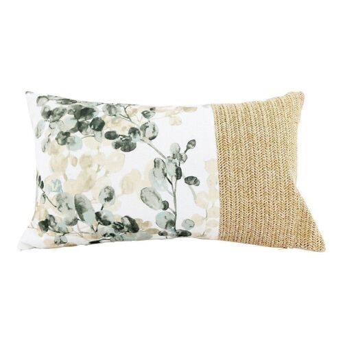 Daisy Leaf Print Scatter Cushion 49cm