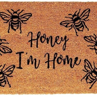 Kokos-Fußmatte mit "Honey I'm Home"