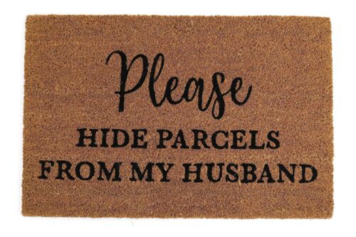Hide Parcels from Husband Coir Doormat
