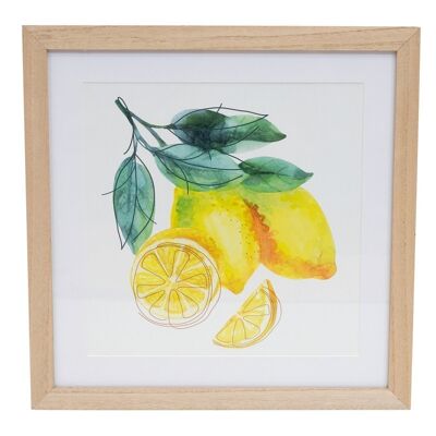 Acquerello Limoni Arte In Cornice