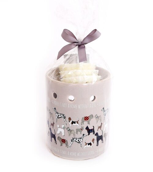 Pet Dog Design Oil Burner with Wax Melts