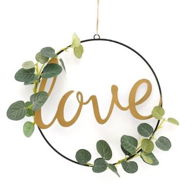 Hanging Love Deco con eucalipto