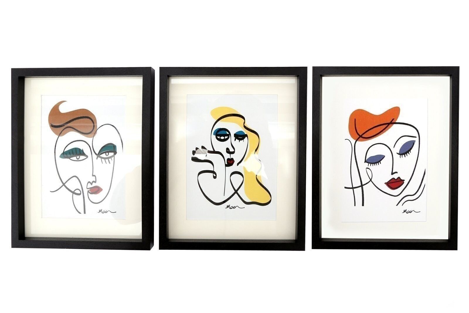 Set di 3 cornici Art Déco