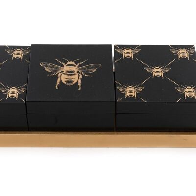 Set of 3 Bee Storage Box's