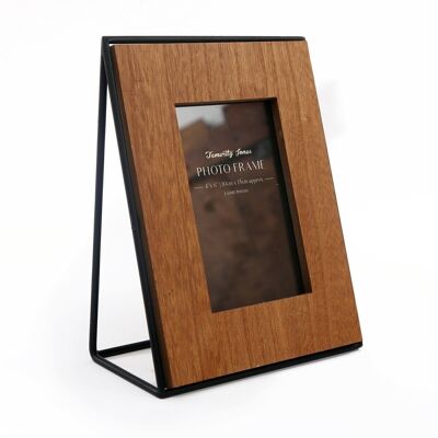 Wooden & Wire Photo Frame 4x6"