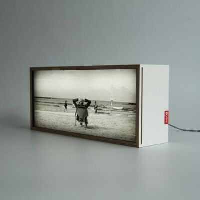 Customizable illuminated photo box 15x35 cm