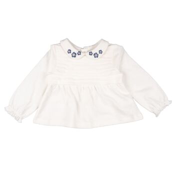 Blouse ivoire bébé BASINETARA 8