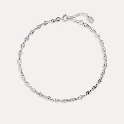 THE BREEZY SILVER ANKLET