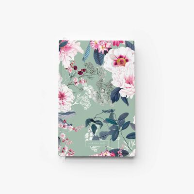 Agenda 2023, motif floral vert