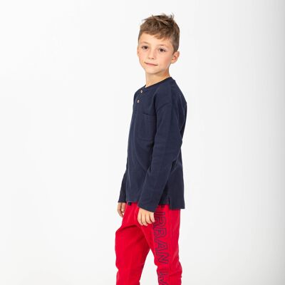 T-shirt blu navy da bambino CASADRI