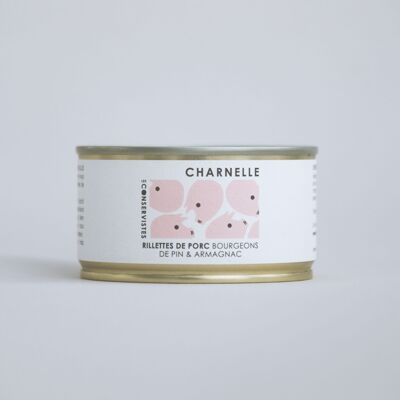 CHARNELLE: RILLETTES DE CERDO X ARMAGNAC 190g