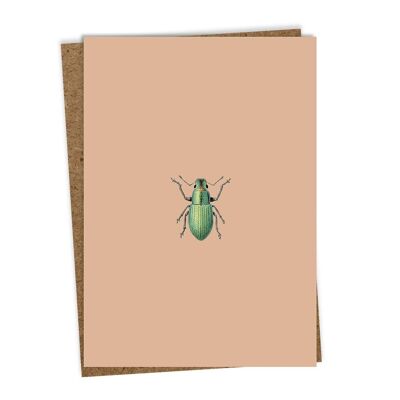 Green greeting card