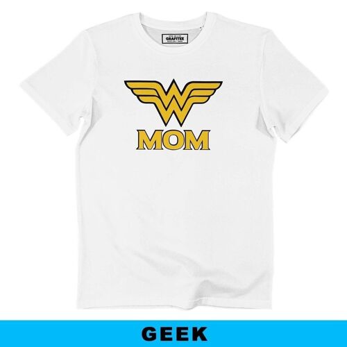 T-shirt Wonder Woman Mom - Fête des Mères 👩‍👧‍👦