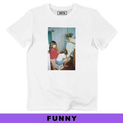 T-shirt BFF - foto anni ottanta wtf - taglia unisex