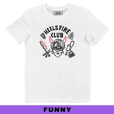 T-shirt Heels Fire Club - Stranger Things vs Il diavolo veste Prada