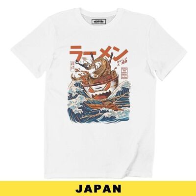T-shirt Il grande ramen di Kanagawa - Arte giapponese