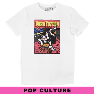T-shirt Purr Fiction - Film umoristico Pulp Fiction