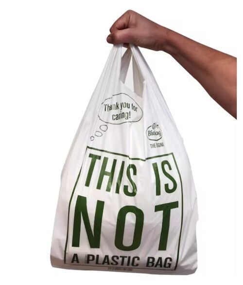 Compostable Shopping Bags - 50 Bags