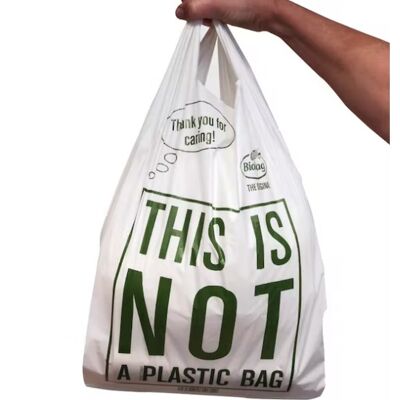 Bolsas de compras compostables - 50 bolsas