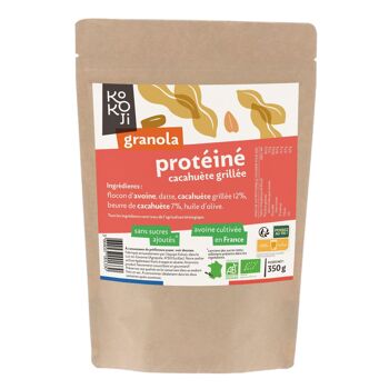 Granola Protéiné Cacahuète Grillée Sachet 350g 1