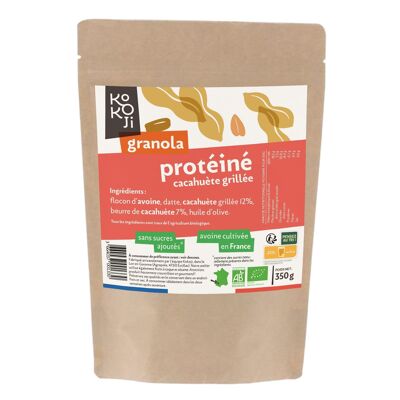 Geröstete Erdnuss-Protein-Müslibeutel 350g