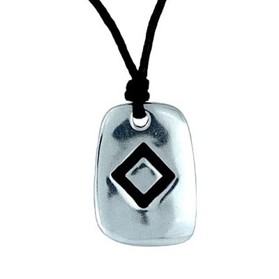 Pewter Rune Necklace 3 PWP1784