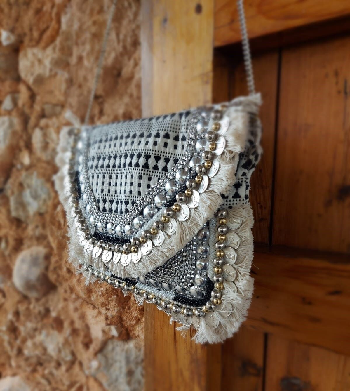 JAQUARD WOVEN BAG
